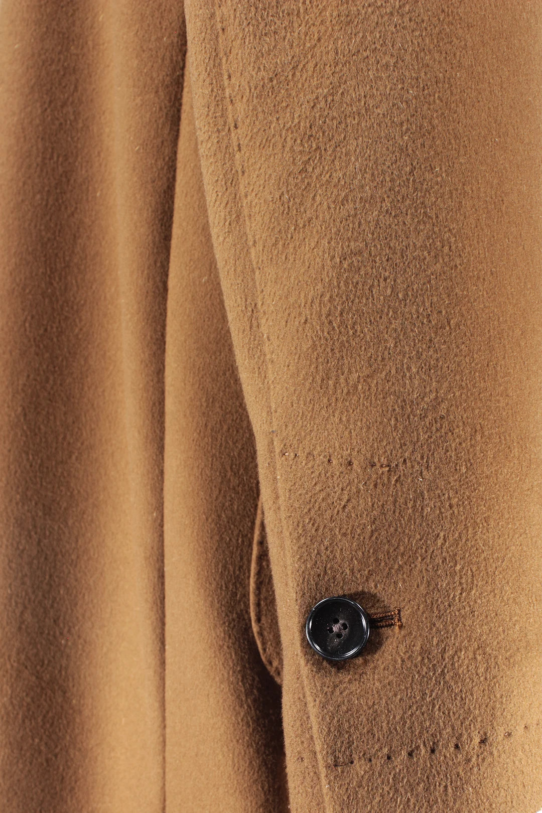 Cappotto in lana cammello manica