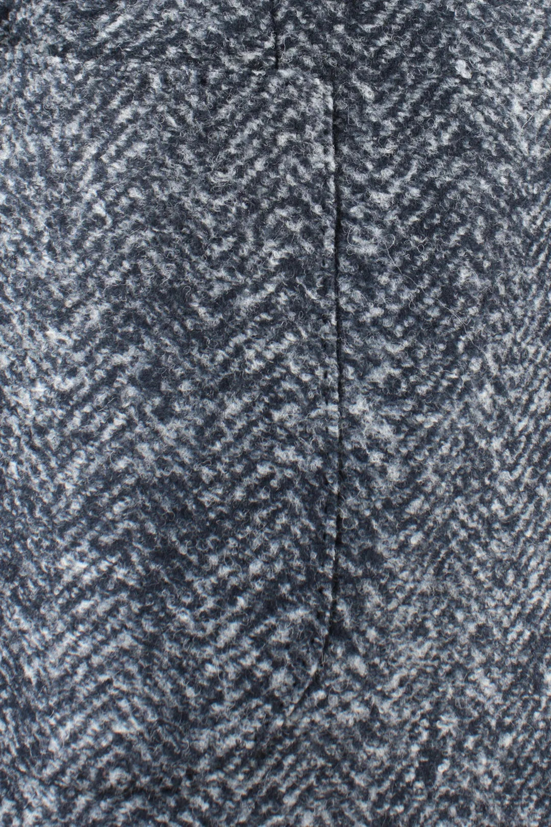 Giacca in lana chevron stretch blu tasca