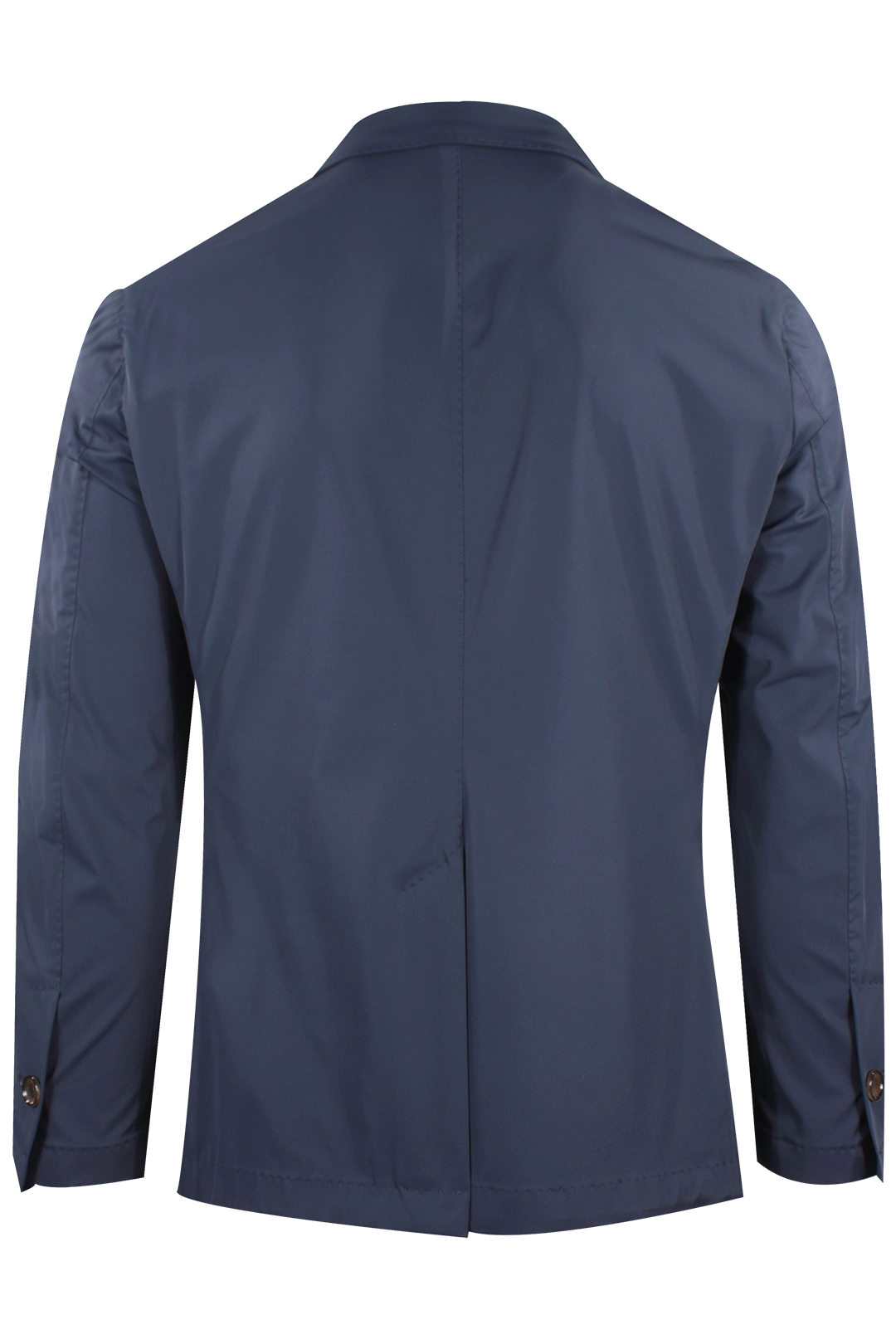 Giacca sfoderata in nylon blu notte retro