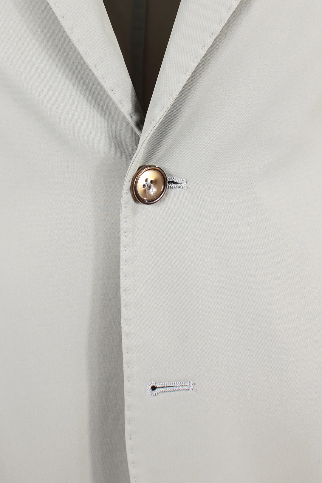 Giacca sfoderata in nylon greige bottone