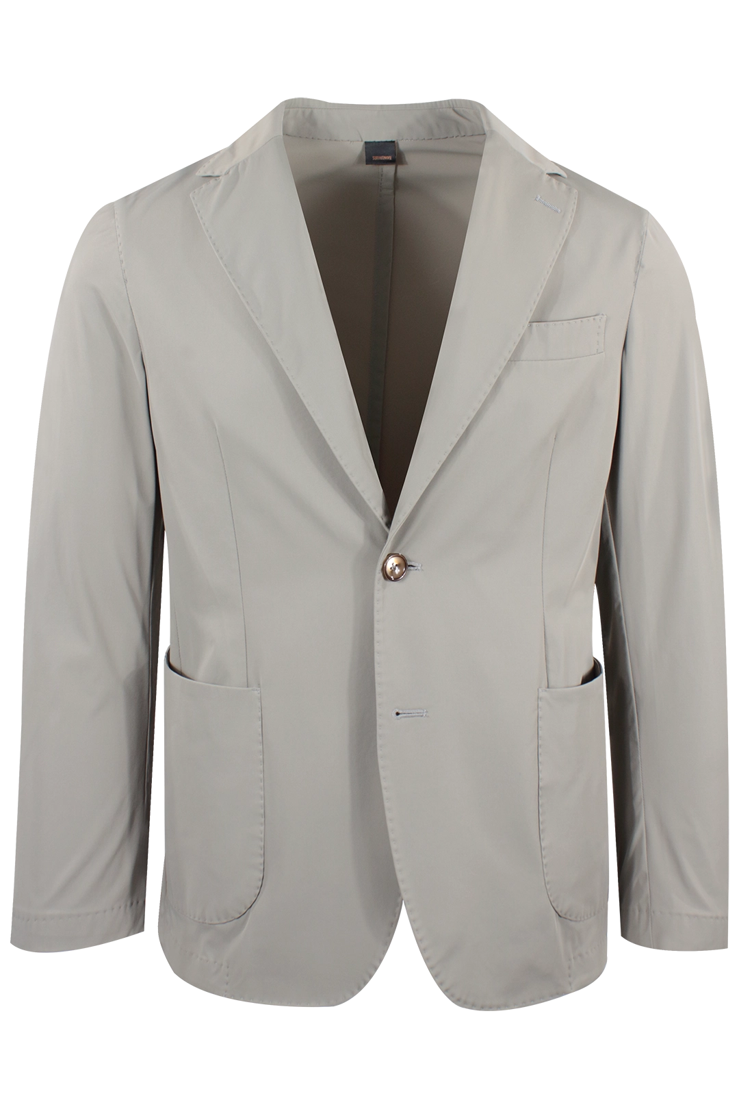 Giacca sfoderata in nylon greige