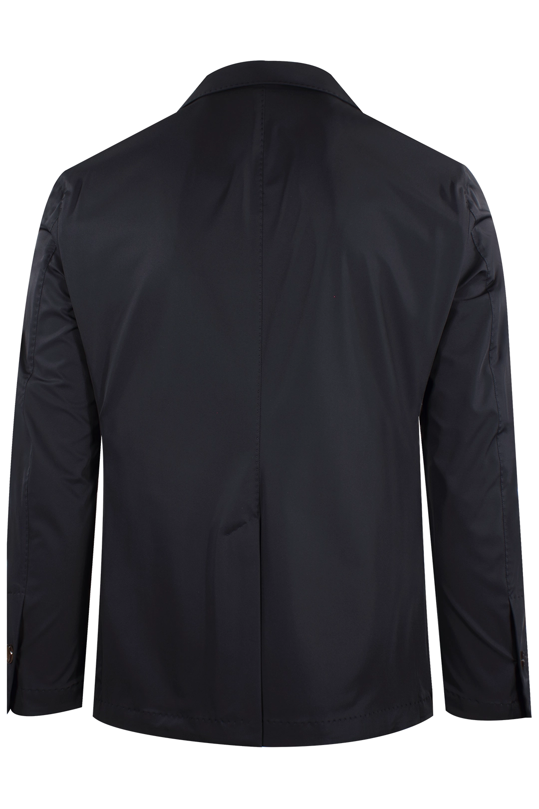 Giacca sfoderata in nylon nero retro