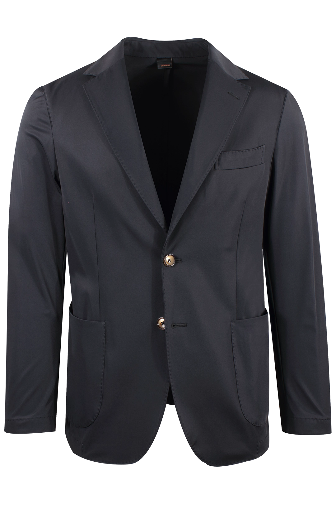Giacca sfoderata in nylon nero