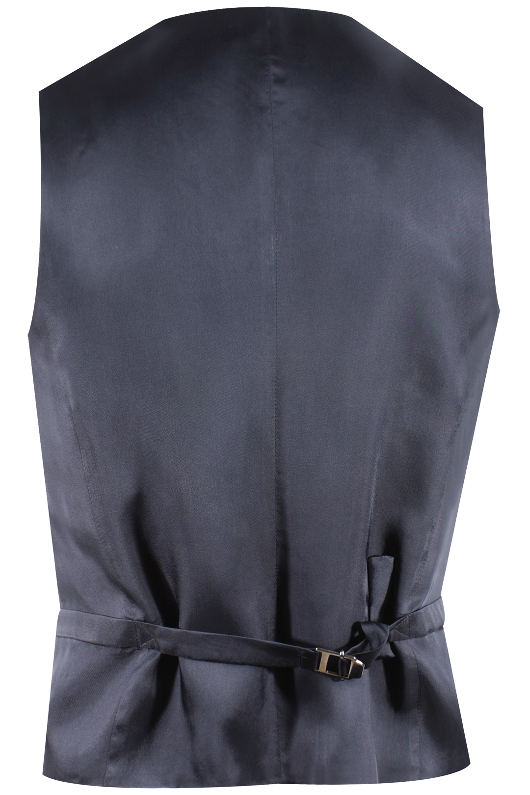 Gilet in pura lana grigia retro