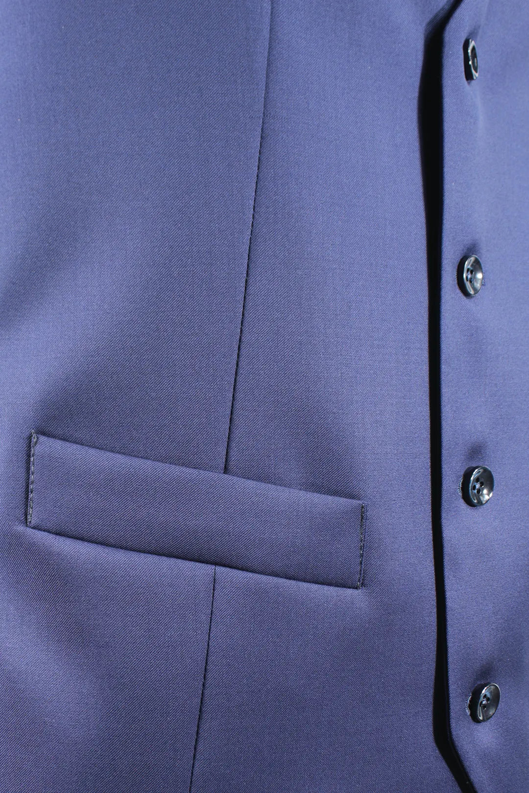 Gilet in pura lana bluette tasca