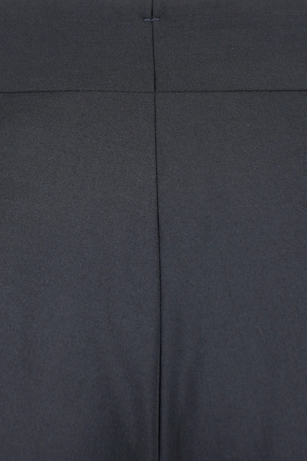 Pantalone con cinta e fibbie laterali in lana nera tessuto