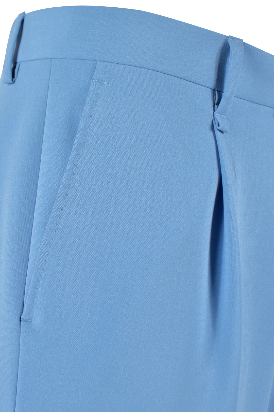 Pantalone con una pince celeste pince
