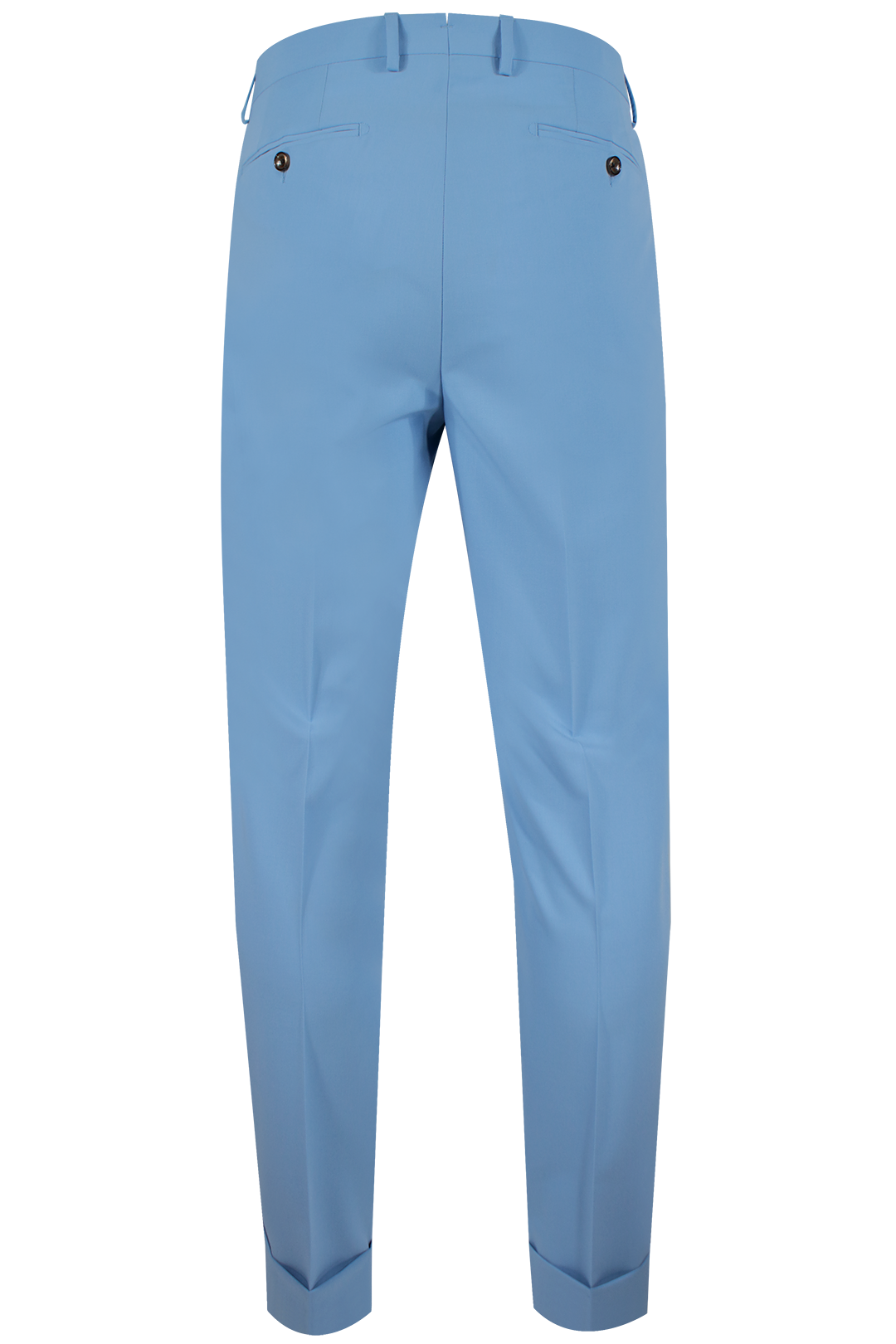 Pantalone con una pince celeste retro