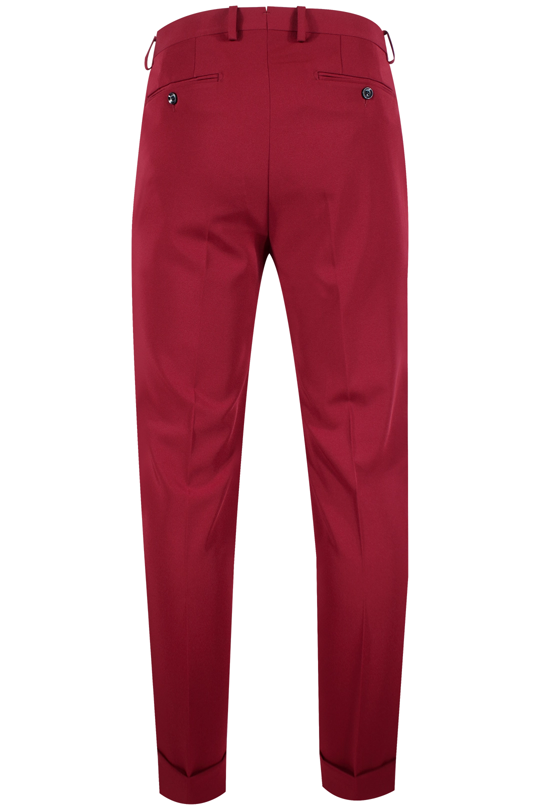 Pantalone con una pince rosso amaranto retro