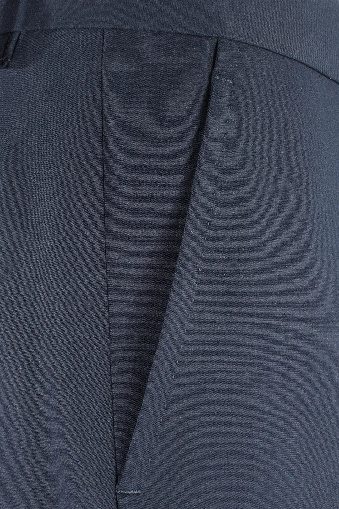 Pantalone in jersey blu notte tasca