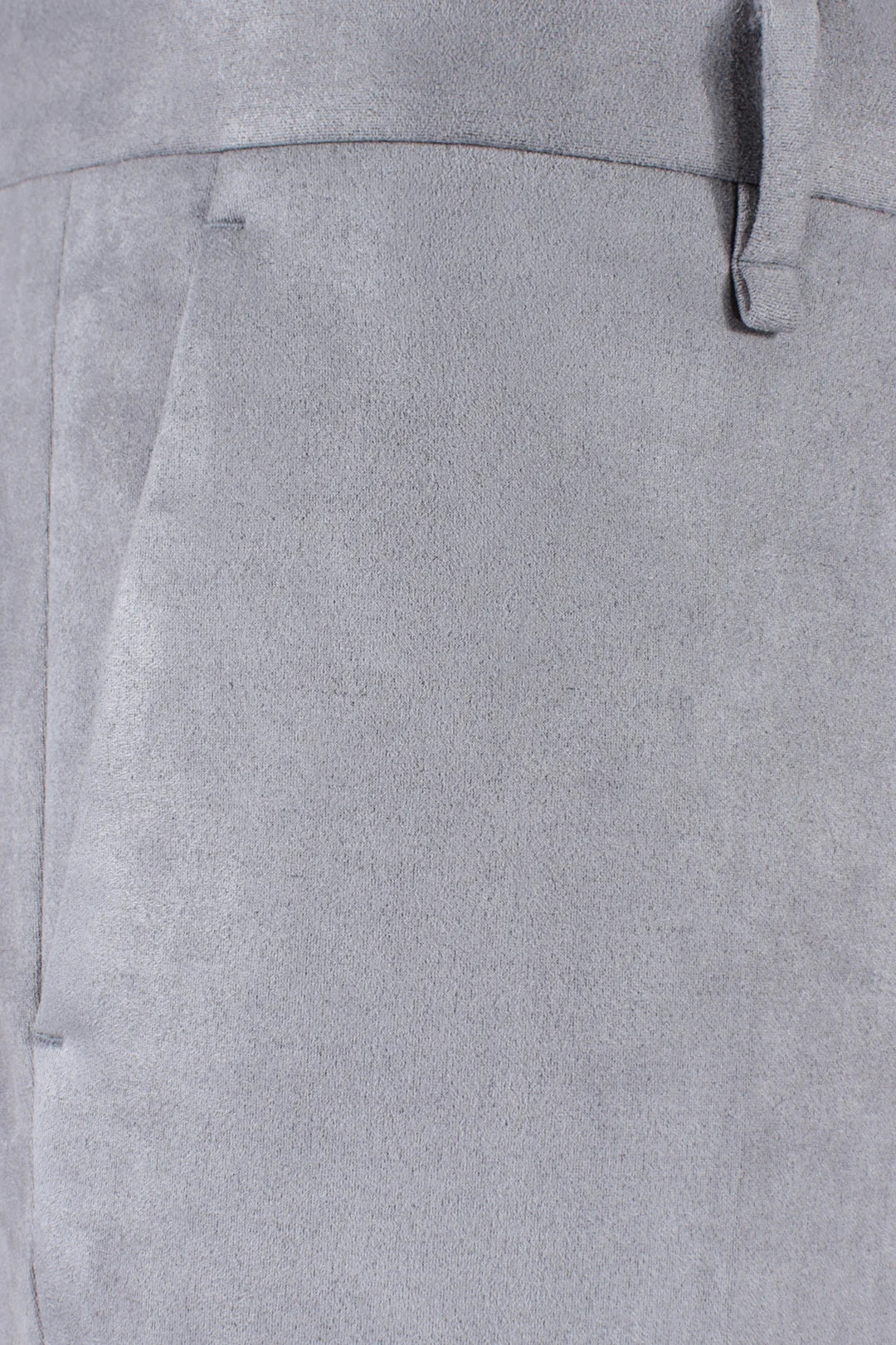 Pantalone in jersey grigio perla tasca