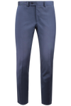 Pantalone in tela di lana vergine bluette