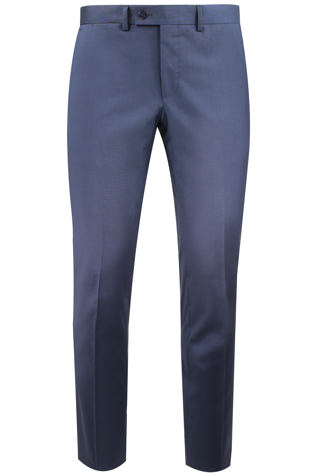 Pantalone in tela di lana vergine bluette