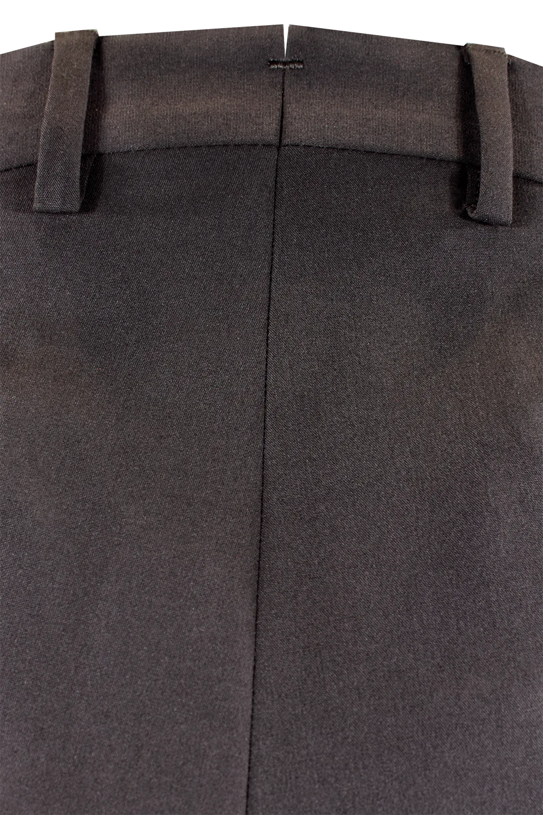 Pantalone loose fit con pince in jersey marrone tessuto