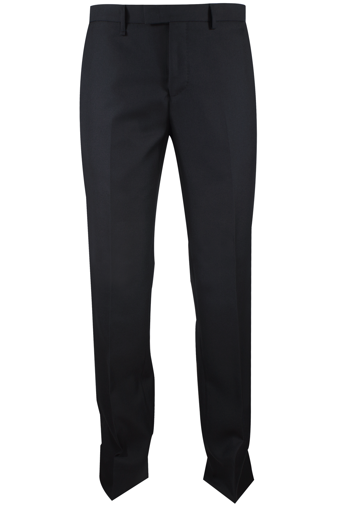 Pantalone loose fit in lana nera