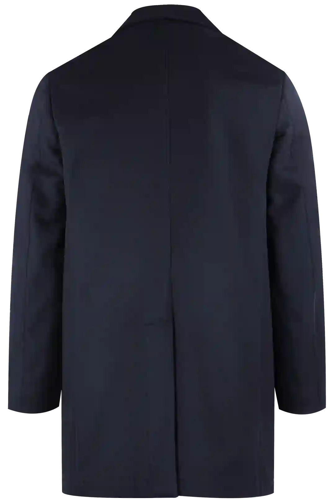 Cappotto spolverino in pura lana blu notte retro