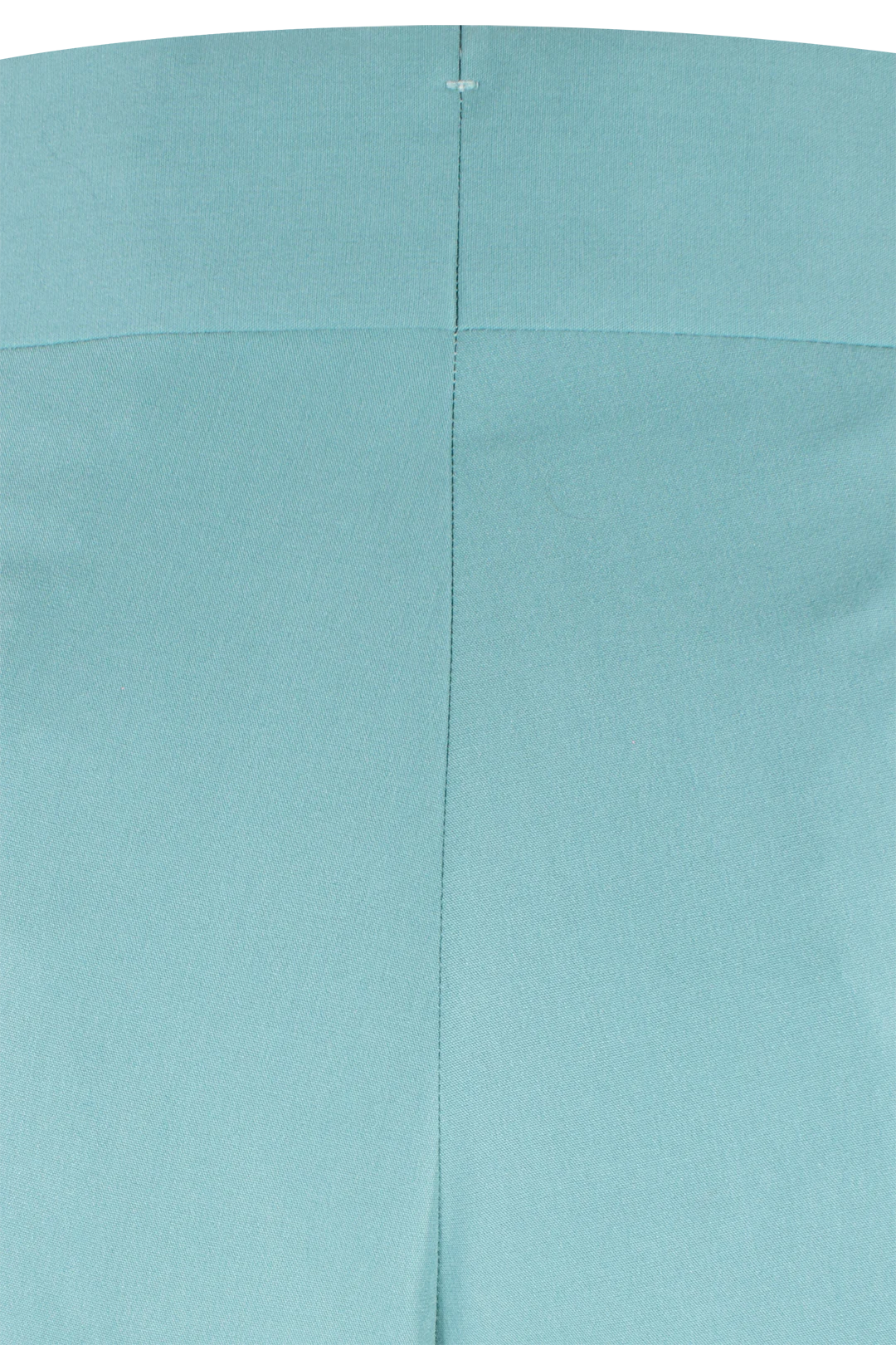 Pantalone con fibbie laterali in jersey verde acqua tessuto