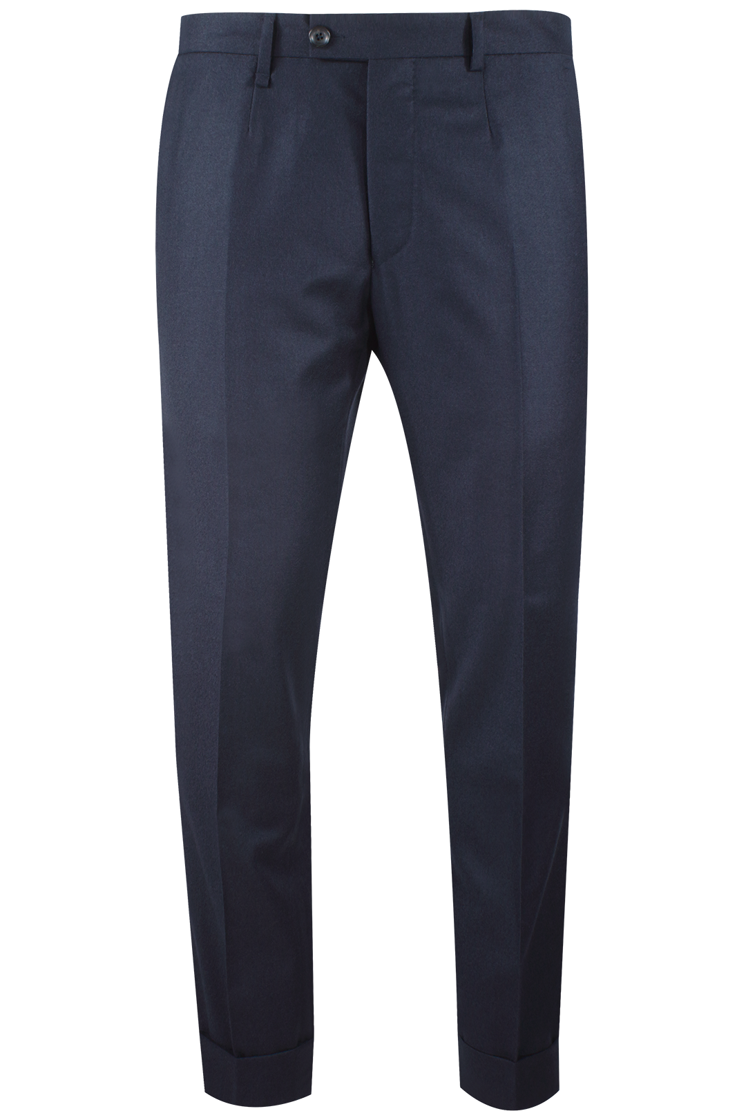 Pantalone in flanella di lana blu