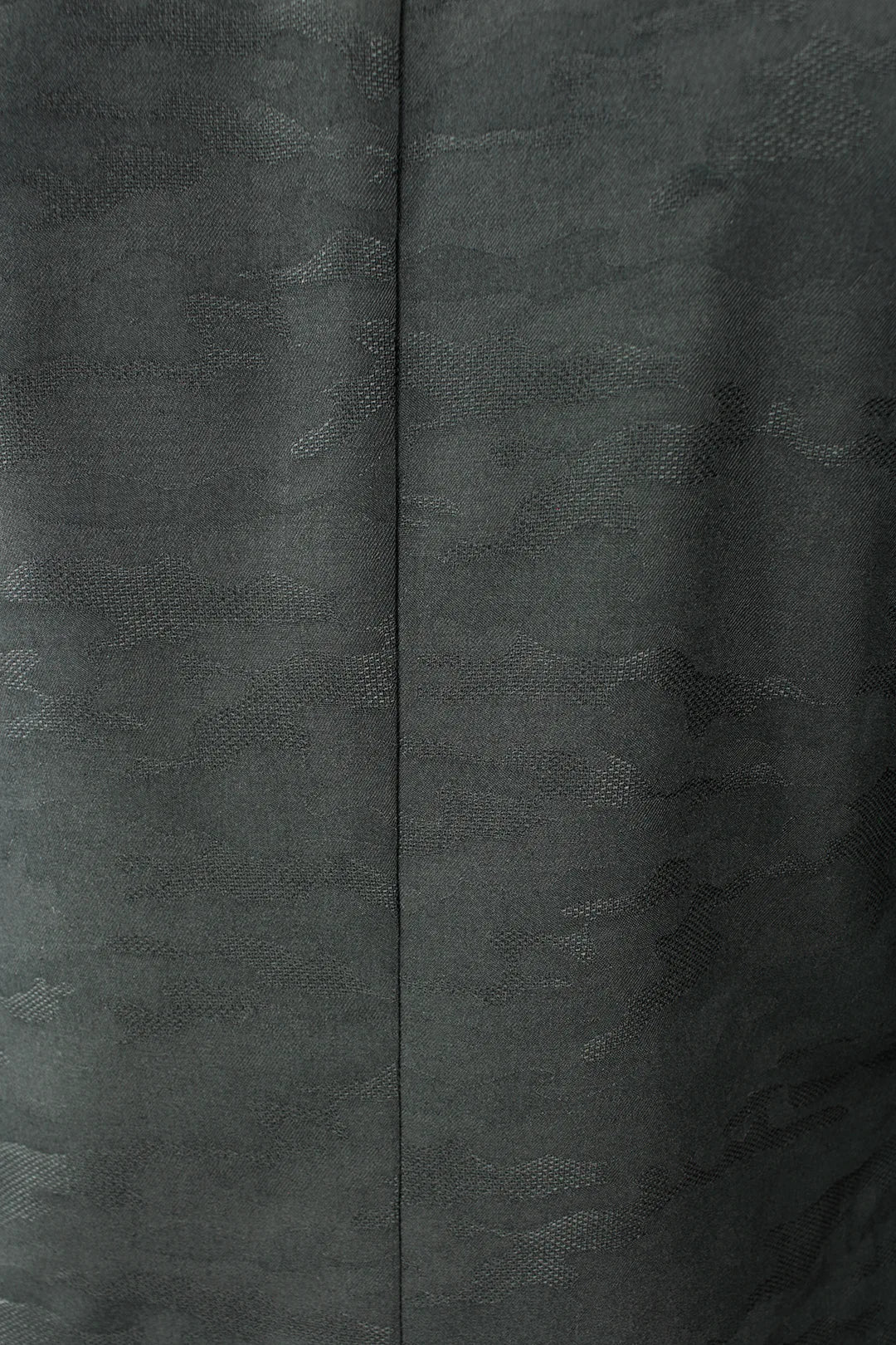 Giacca doppiopetto in lana camouflage nera camou