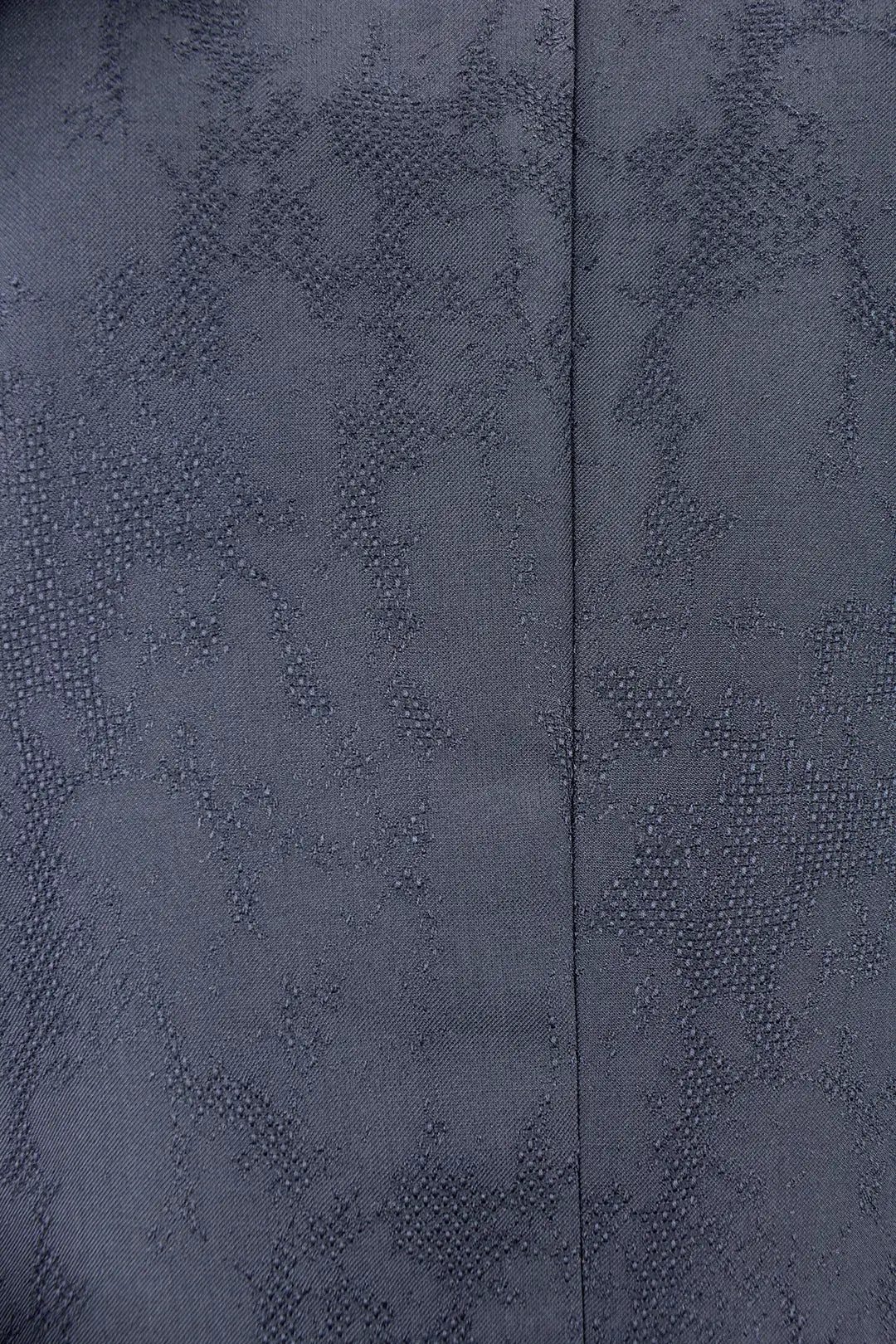 Giacca doppiopetto in tessuto blu camouflage texture
