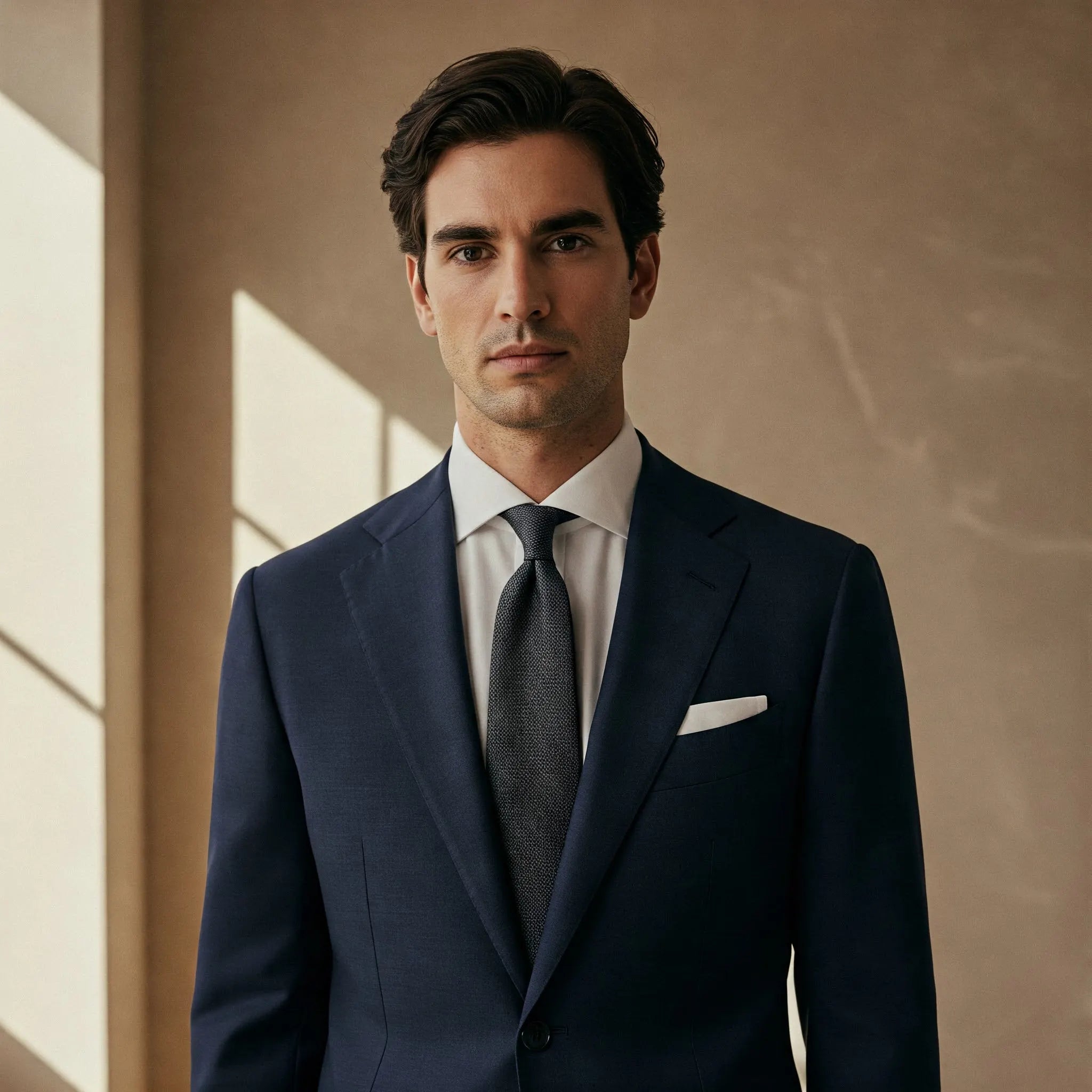 I dettagli della giacca sartoriale da uomo