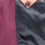 Blazer in velluto liscio magenta taschino