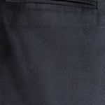 Blazer in velluto liscio nero tasca