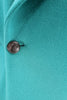Load image into Gallery viewer, Cappotto con cinta in lana verde acqua bottone