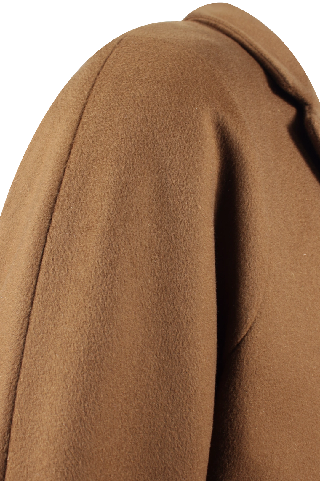 Cappotto classico in pura lana cammello manica