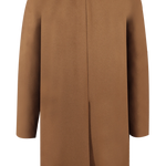 Cappotto classico in pura lana cammello retro