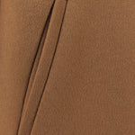 Cappotto classico in pura lana cammello tasca
