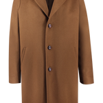Cappotto classico in pura lana cammello