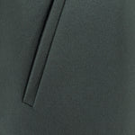 Cappotto classico in pura lana verde tasca