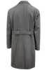 Cappotto con cintura in lana grigio antracite retro