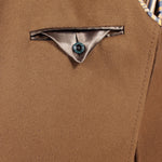 Cappotto in lana cammello taschino