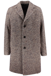 Cappotto in lana e cotone melange