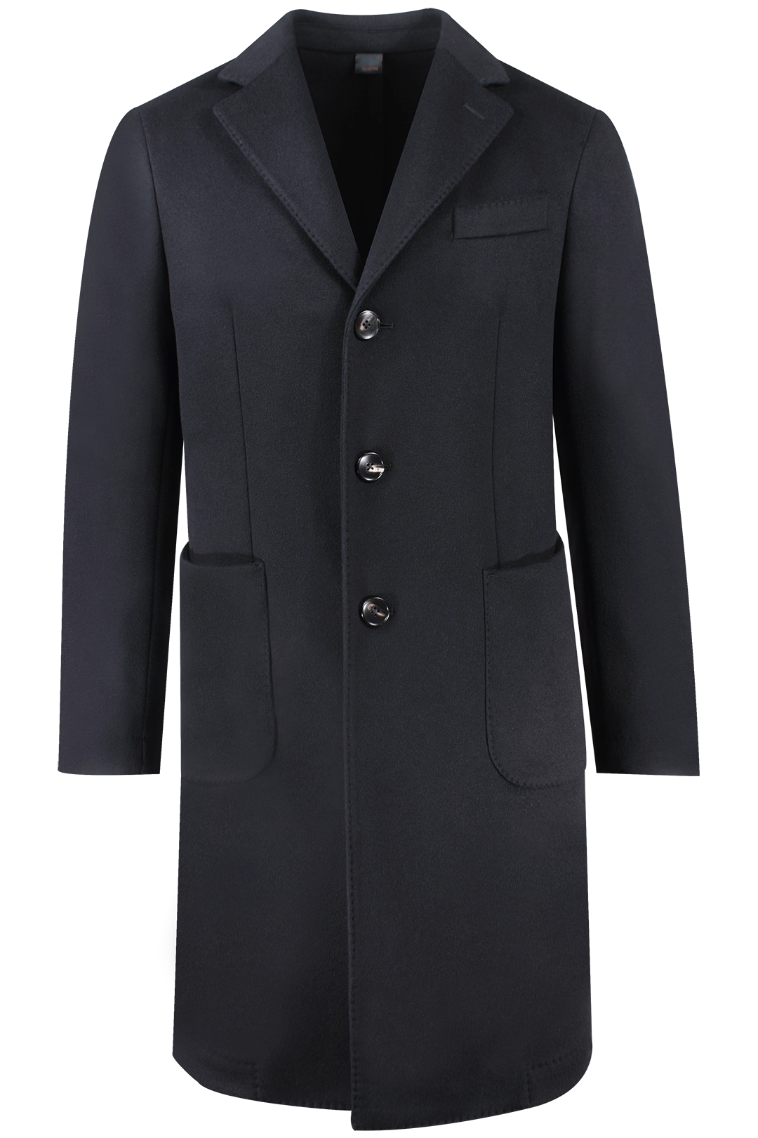 Cappotto in lana nera