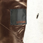 Cappotto doppiopetto in lana e cotone bianco brand