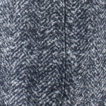 Giacca in lana chevron stretch blu tasca