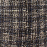 Giacca in lana e cotone a quadri tasca