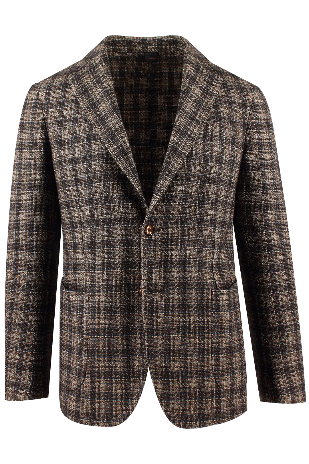 Giacca in lana e cotone a quadri