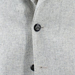 Giacca in lana grigio chiaro bottone