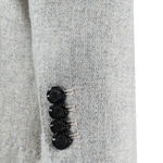 Giacca in lana grigio chiaro manica