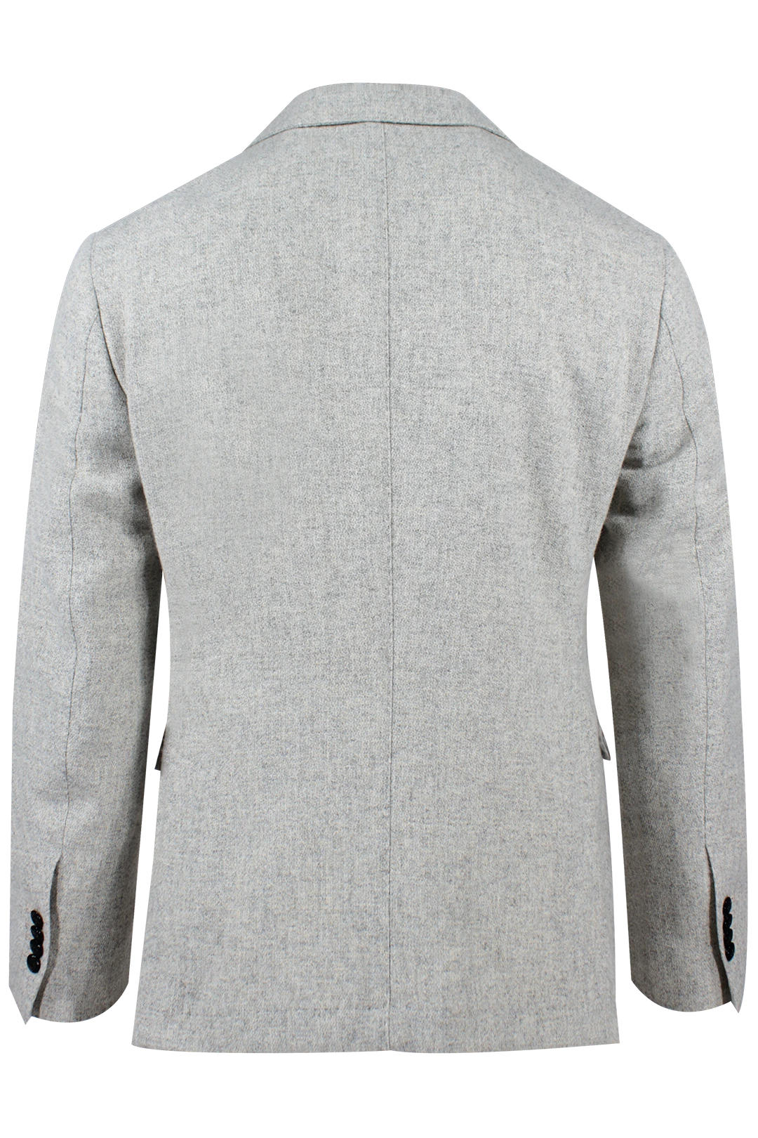 Giacca in lana grigio chiaro retro