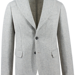 Giacca in lana grigio chiaro