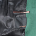 Giacca in velluto liscio verde brand