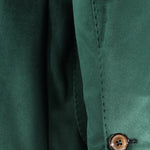 Giacca in velluto liscio verde smeraldo manica