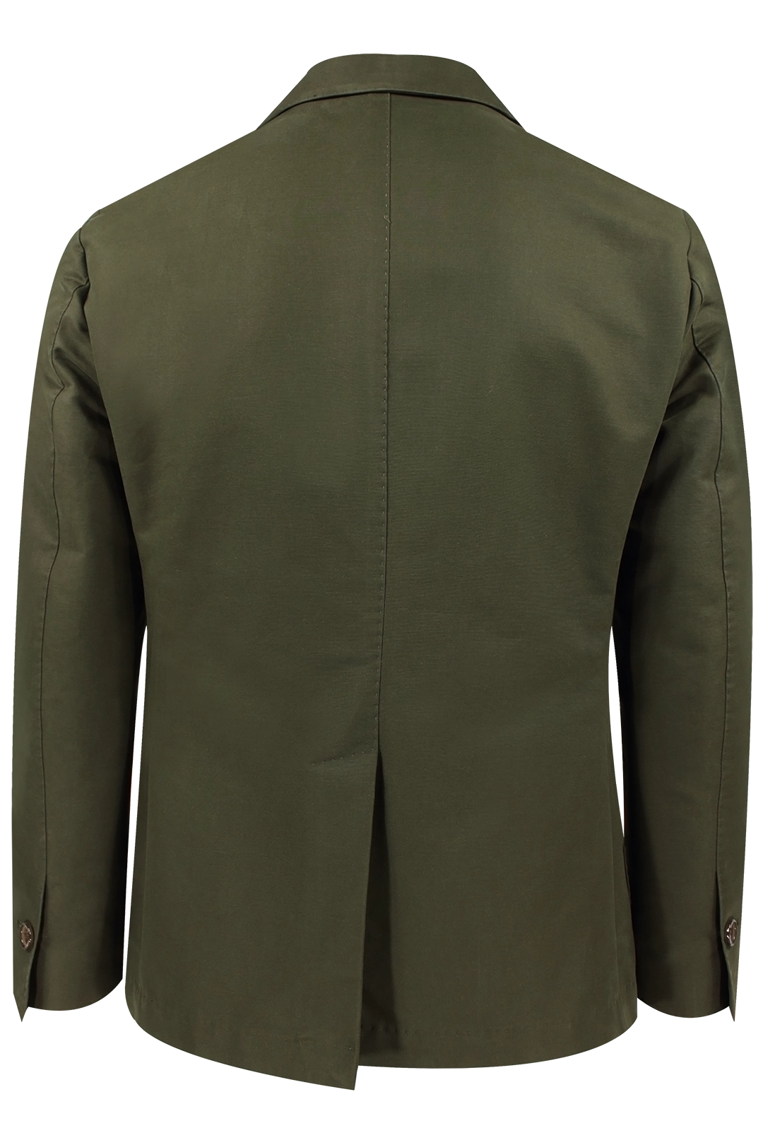 Giacca sfoderata in cotone verde militare retro