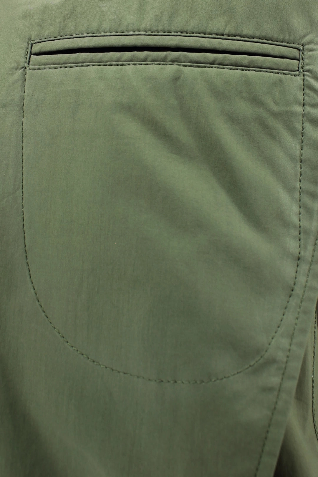 Giacca sfoderata in cotone verde oliva tasca interna