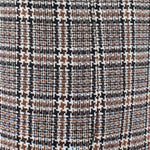 Giacca sfoderata in lana e cotone a quadri tasca